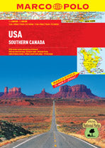 USA, Tourist Road ATLAS. Marco Polo edition.