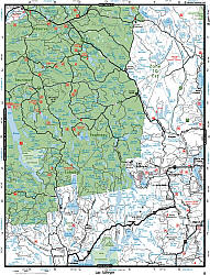 Montreal and the Laurentians Region , Road and Recreation ATLAS, Canada.