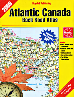 Atlantic "Maritimes" Tourist Road ATLAS.