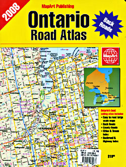 Ontario Province, Deluxe Road ATLAS, Canada.