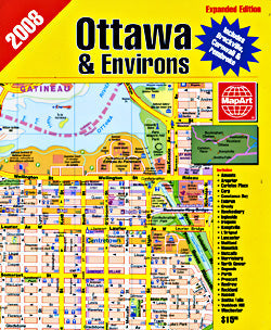 Ottawa and Environs, Street ATLAS, Ontario, Canada.