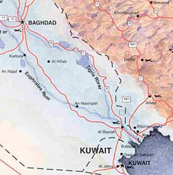 Middle East, Illustrated Pictorial Guide Map.