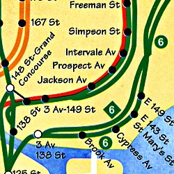 NEW YORK CITY - Upper Manhattan - Illustrated Pictorial Guide Map, (Manhattan Island), New York, America.