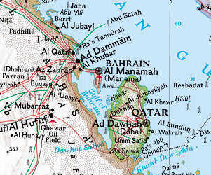 Afghanistan and Pakistan, Middle East WALL Map.