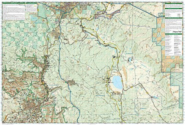 Flagstaff / Sedona, Coconino National Forest Map.