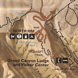 Grand Canyon National Park, "Destination" Map.