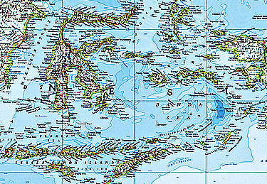 Indonesia Political WALL Map.