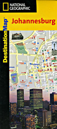 JOHANNESBURG "Destination Map", South Africa.