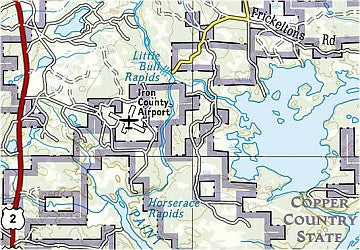 Michigan Recreation Road and Tourist ATLAS, America.