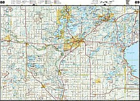 Minnesota Recreation Road and Tourist ATLAS, America.