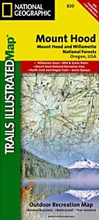 Mount Hood Trail Road and Recreation Map.