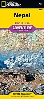 Nepal Adventure Road Map.