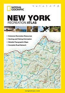 New York Recreation Road and Tourist ATLAS, America.