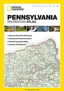 Pennsylvania Recreation Road and Tourist ATLAS, America.