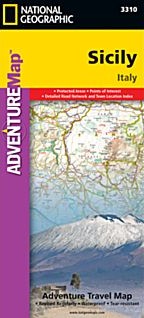 Sicily Adventure Road Map.