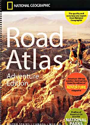 America, Canada and Mexico Tourist Road ATLAS.