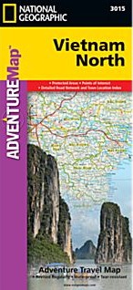 Vietnam North Adventure Road Map.