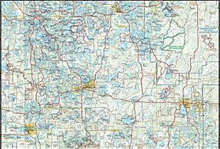 Wisconsin Recreation Road and Tourist ATLAS, America.