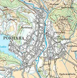 Annapurna Trekking Map.