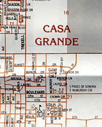 Apache Junction and Casa Grande, Arizona, America.