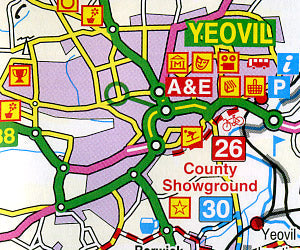 Dorset, Somerset East, Bath and Bristol Touring Maps.