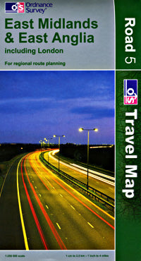 East Midlands & East Anglia #5 Regional Road Map.