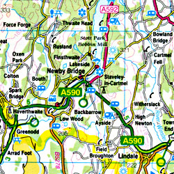 Northern England #4 Regional Road Map.