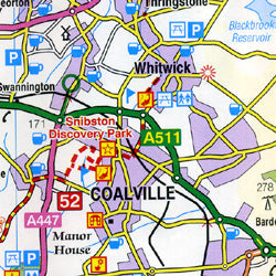 Peak District and Derbyshire Touring Maps.