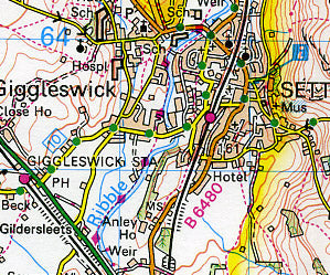 Wensleydale & Upper Wharfedale Sectional Map #98.