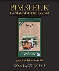 Pimsleur English For Mandarin Chinese Speakers, Audio CD Language Course.