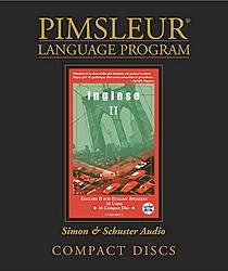 Pimsleur English For Italian, Level 2 Speakers, Audio CD Language Course.