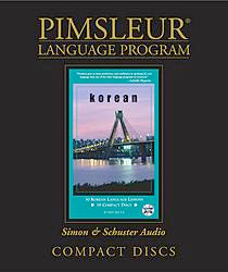 Pimsleur Korean Comprehensive Audio CD Language Course.