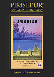 Pimsleur Swedish Basic Audio CD Language Course.