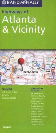 Highways of Atlanta & Vicinity, Georgia, America.