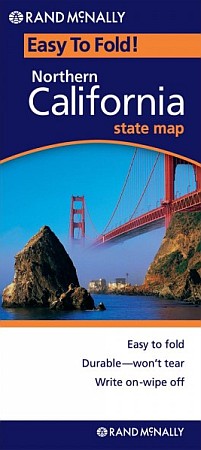 California Northern "Easy To Read" Road and Tourist Map, America.