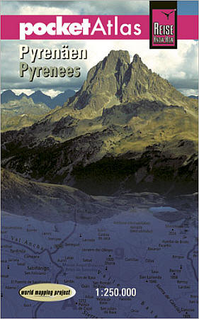 Pyrenees Road and Topographic Tourist Road ATLAS.