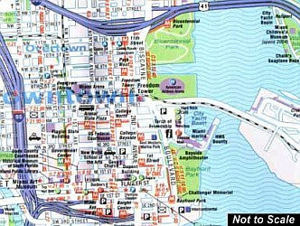 Florida Road and Topographic Tourist Map.