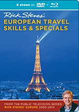 Rick Steves' Europe: Travel Skills & Specials Blu-ray + DVD.