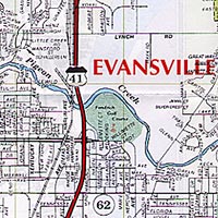 Evansville, Indiana, America.