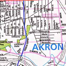 Akron, Ohio, America.