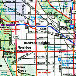 Chicago and Vicinity, Illinois, America.