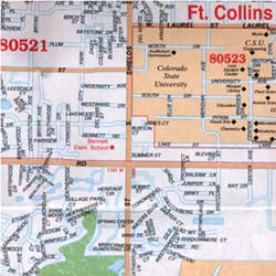 Fort Collins and Loveland, Colorado, America.