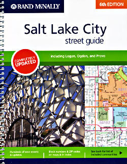 Salt Lake City Street ATLAS, Utah, America.