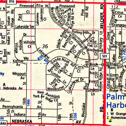 St. Petersburg and Pinellas County, Florida, America.