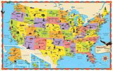 United States WALL Map.