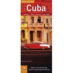 Cuba Road and Physical Tourist Map.