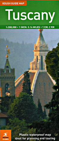 Tuscany Road and Physical Tourist Road Map.