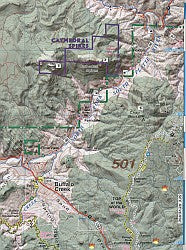 Buffalo Creek Hiking Map.