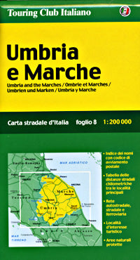 Umbria and Mache Regions (Perugia-Florence-Ancona).