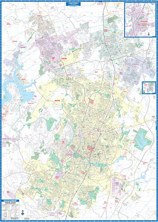 Austin and WALL Map.